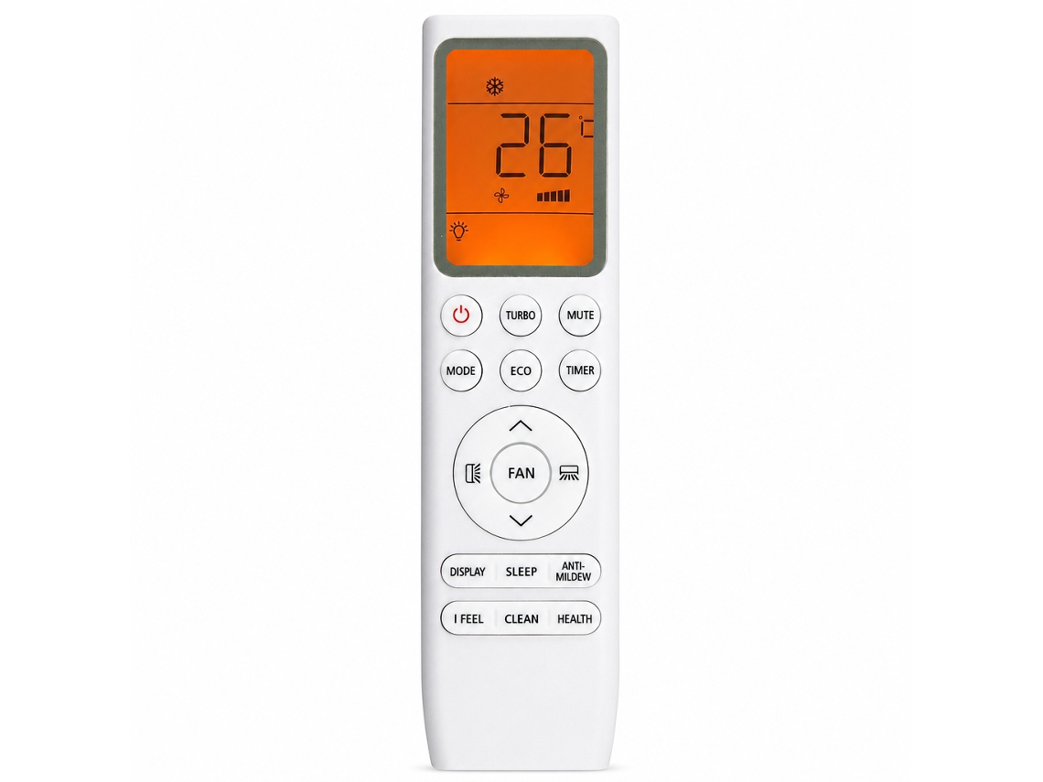 Comando À Distância Para Ar Condicionado Compatível Com Tcl Poyal/ofaah, Ecrã Retroiluminado_dae