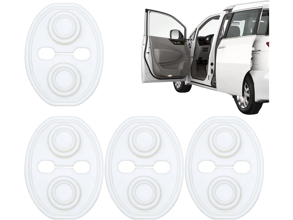 Protetor de porta de carro em silicone, proteção silenciosa para