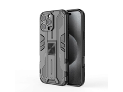 Capa Para Celular Supersonic Em Pc + Tpu Com Suporte Para Iphone 16 Plus