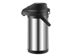 Jarra Térmica De Aço Inoxidável Para Café, Grande, Com Capacidade Para 9 Litros, E Dispensador De Bebidas Com Bomba De Fácil Manuseio.