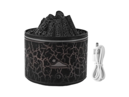 Laxiscreed Aromatizador E Humidificador Usb Com Luz Relaxante E Chama Simulada