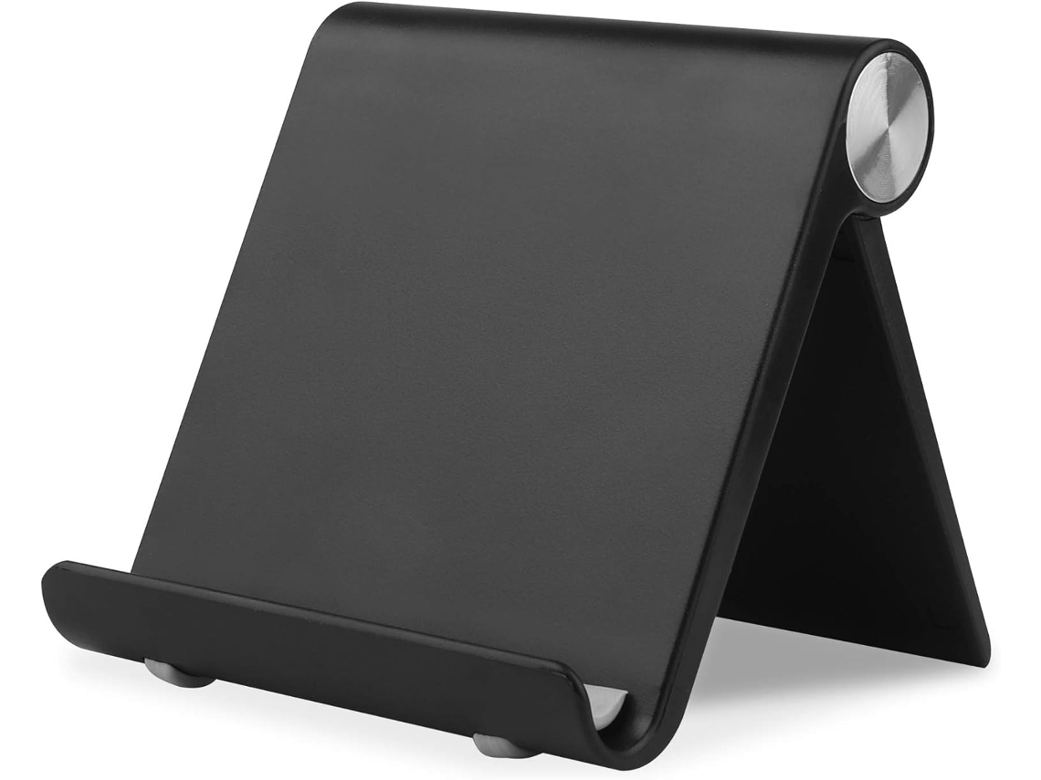 Suporte para Celular, de Mesa, Portátil Dobrável e Ajustável (1ph, Preto AQUAFORGE