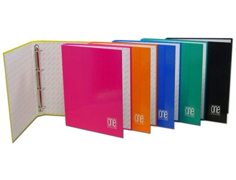 Caderno de exercícios de uma cor A4 e bloco multicolor Blasetti