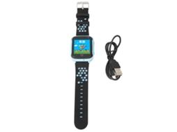 Relógio inteligente infantil G900a com posicionamento GPS, tela colorida sensível ao toque, câmera SOS e bicicleta elétrica (azul)