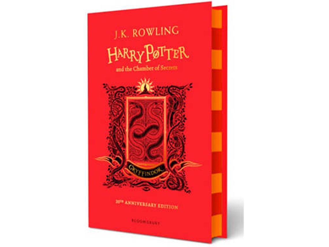 Livro Harry Potter and the Chamber of Secrets Gryffindor Edition de J K Rowling (Inglês - Capa Dura)