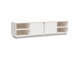 Tv Cabinet, Tv Cabinets Vidaxl Branco Madeira De Pinho (n/a)
