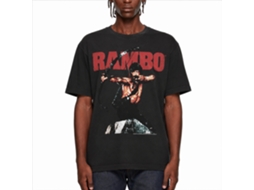 Rockinstone Rambo Movie Rambow Black Adult T-shirt Size:xl