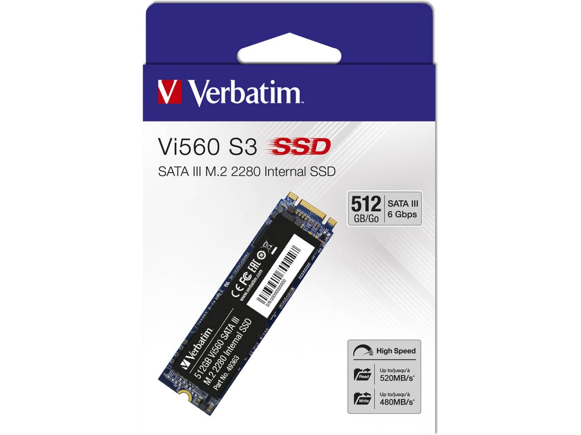 Disco SSD VERBATIM 49363 M.2 512 Gb