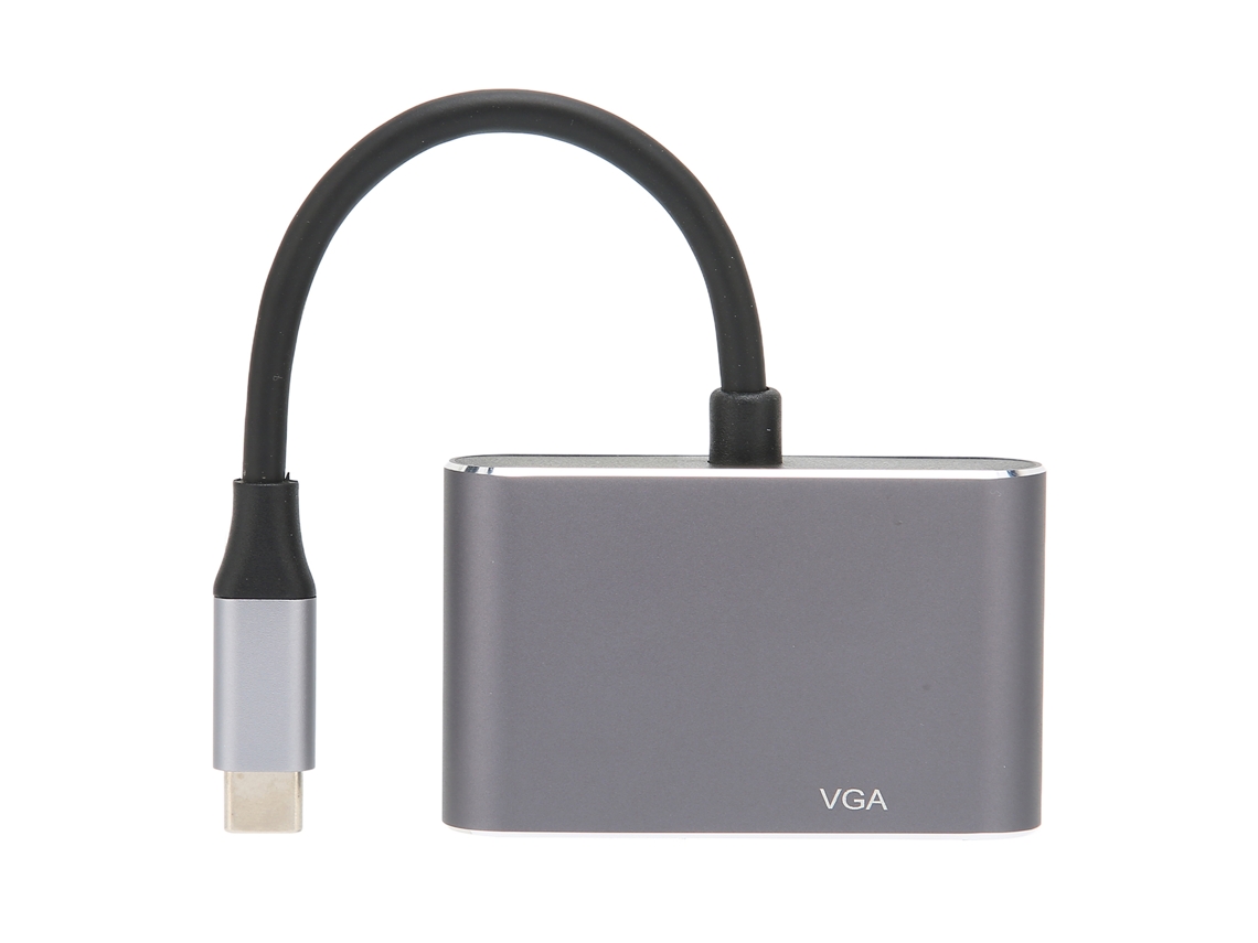 Adaptador Multimedia Usb c a Hd, Interfaz Vga, Convertidor 4k, Cavo para Macbook Pro, Chromebook, Dell Xps13