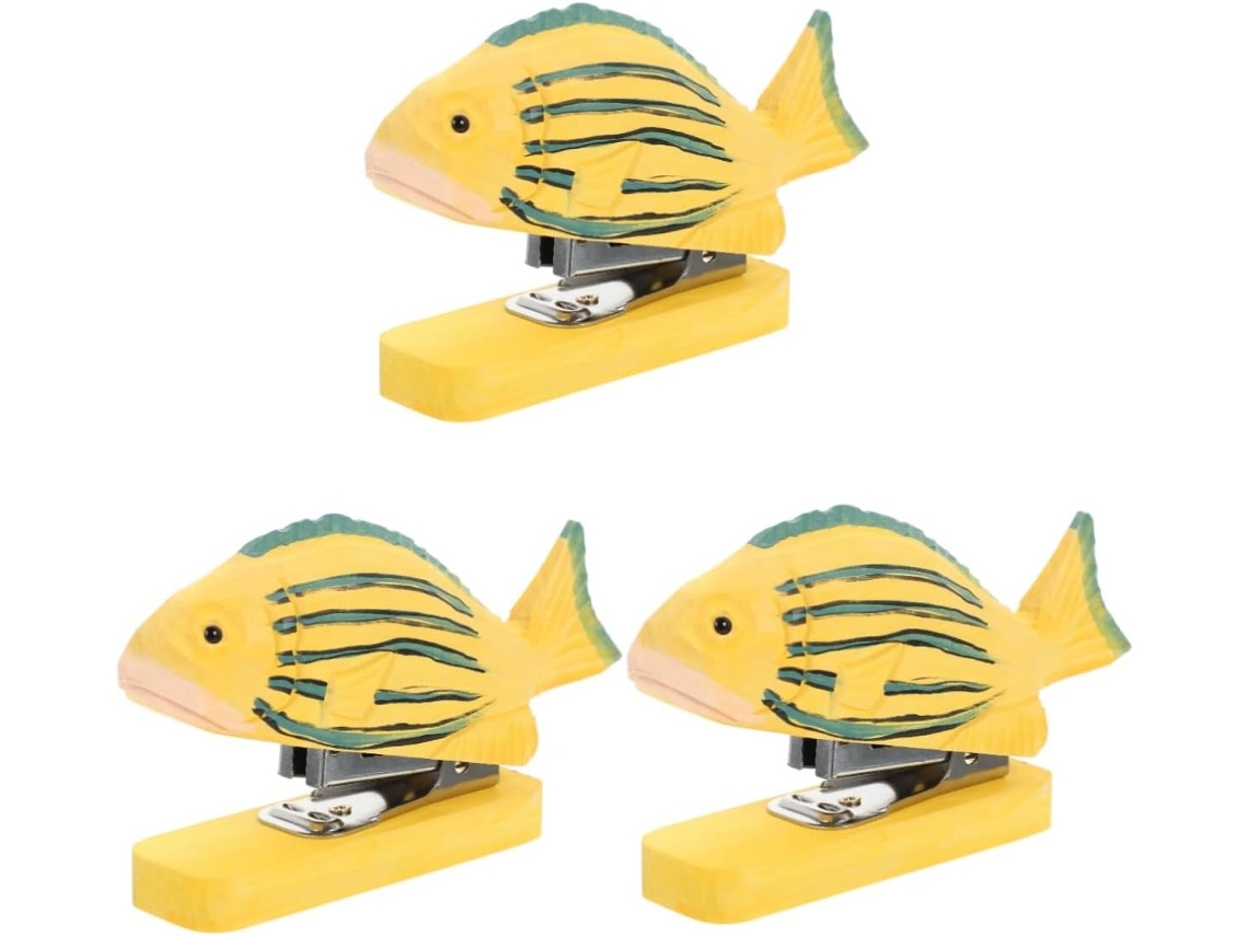 Conjunto De 3 Grampeadores Em Formato De Animais, Grampeadores Pequenos, Grampeadores Manuais, Dispensador De Fita Térmica Para Sublimação, Aquaforge