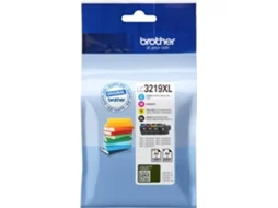 Pack 4 Tinteiros BROTHER LC3219 XL Preto e Cores (LC3219XLVALBP)