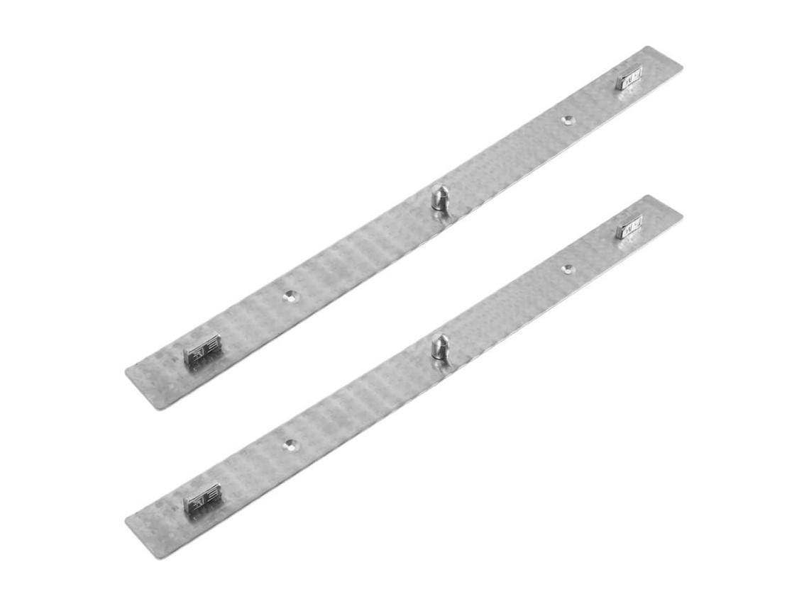 Régua Metálica de 3 Pinos, 2 Peças de Bar Pinos