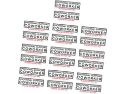 Conjunto de 20 Adesivos Tipográficos Divertidos para Aliviar o Estresse. SFUSHOS