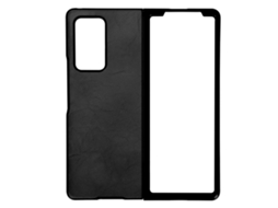Aetheria capa de Couro Anti queda para Samsung Galaxy Z Fold 2 Proteção Completa Preta