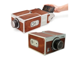 Projetor De Smartphone Portátil Em Papelão 2.0 Cinema De Celular Faça Você Mesmo Brilvibera