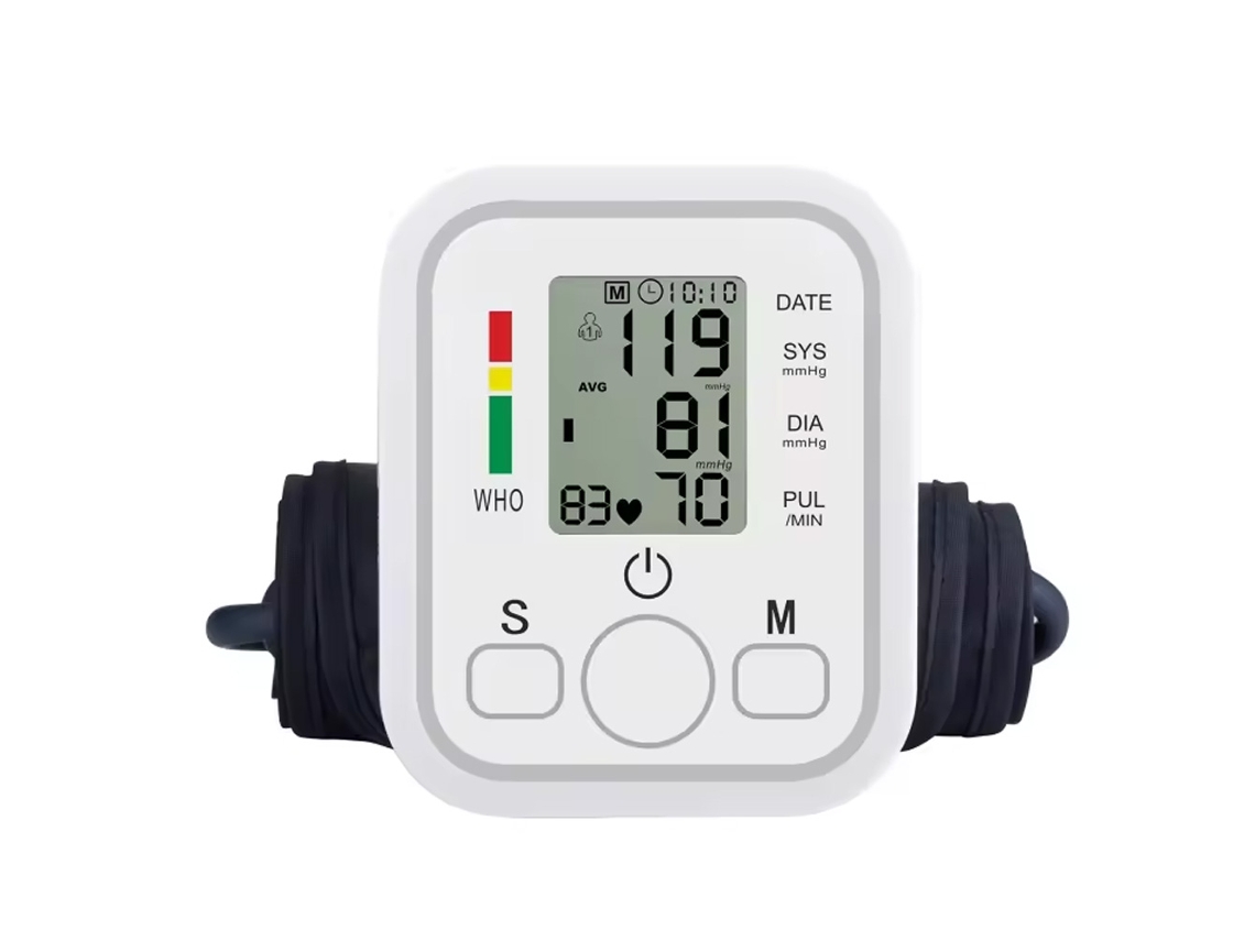 Monitor De Pressão Arterial Digital De Braço. Mede Pressão Arterial E Pulso Com Manguito 22 A 36 Cm. Memória 2x99. Adequado Para Uso Doméstico