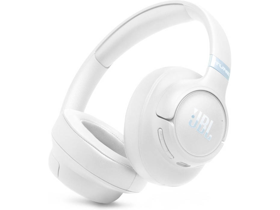 Auscultadores Bluetooth JBL T780NCWHT (Over Ear -  Microfone - Branco)