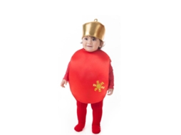 Fantasia de bola de Natal vermelha para bebê
