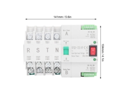 Chave Seletora Automática 4p 80a 400v Din Rail