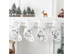 Peças De Enfeites De Natal, Meias De Natal, Pingentes De Árvore De Natal, Presentes Infantis, Sacos De Doces, Decoração De Cena. Loja Olysi