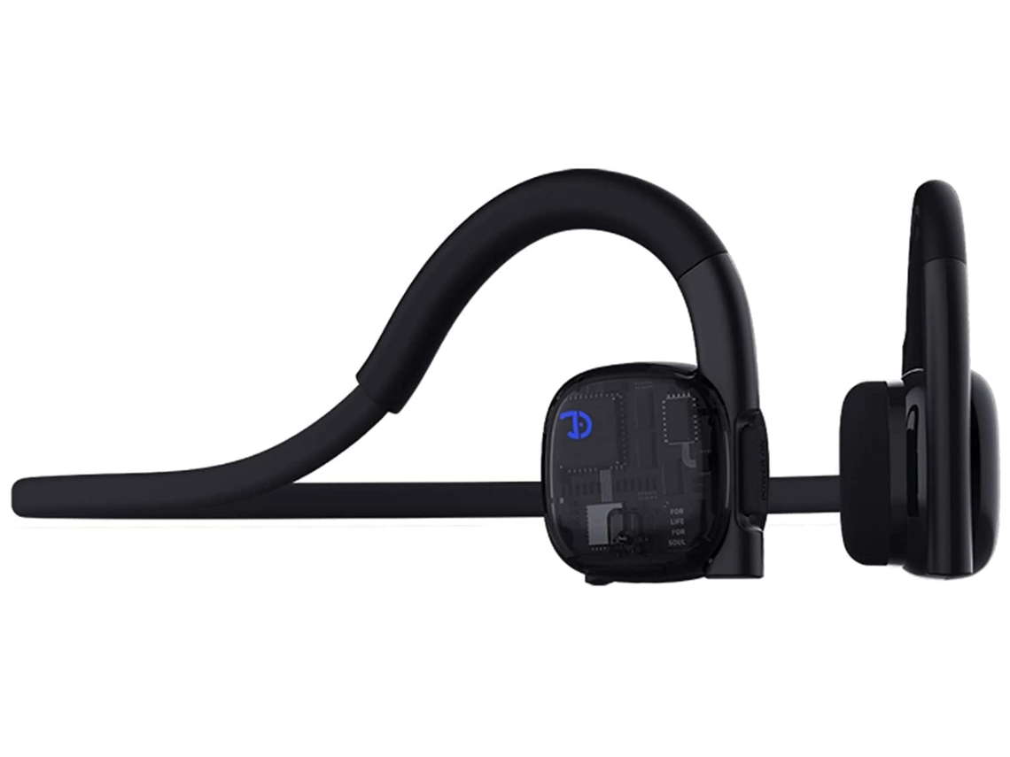Fone Bluetooth Orelha Aberta 5.3, Esportivo, Sem Fio, IPX Água, Microfone, Chamada, Música para Exercício, Corrida, Direção, Jogos Preto JIAPEI