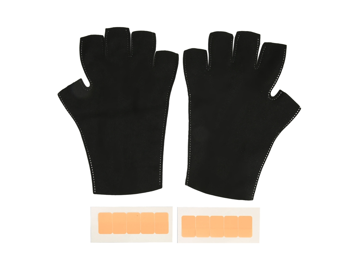 Luvas Uv Sem Dedos Para Manicura Em Gel, Transpiráveis E Elásticas, Proteção Profissional Portátil