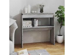 Vidaxl Mesa Consola 80x30x80 Cm Derivados De Madeira Cinzento Sonoma