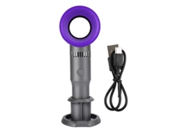 2026zentro-ventilador Sem Lâmina Mini Portátil Usb Recarregável 4ª Geração Para Casa E Exterior (violeta)