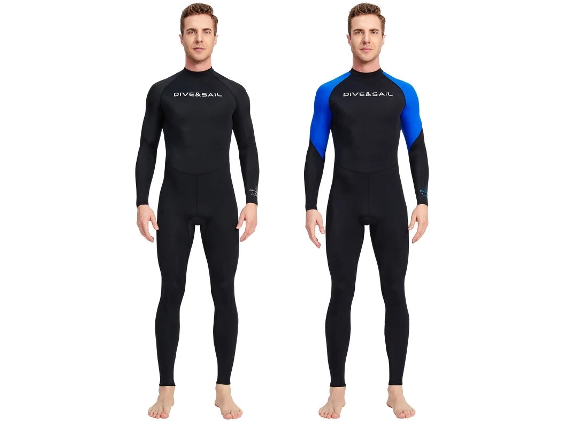 Pretoxxldivesail Roupa Mergulho Masculina Manga Comprida Uv Upf50+ Macia Respirável Secagem Rápida Natação Snorkeling Surfe