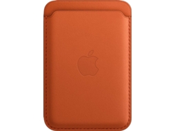 Carteira em pele com MagSafe para iPhone APPLE Castanho Dourado