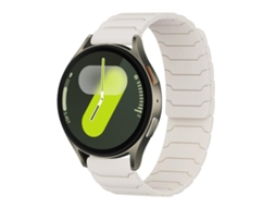 Bracelete Para Samsung Galaxy Watch 7/6/5/fe - Silicone Magnético - Starlight