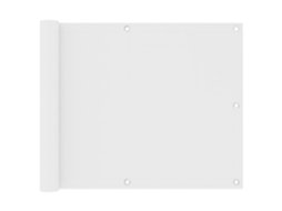 Vidaxl Tela De Varanda 75x500 Cm Tecido Oxford Branco