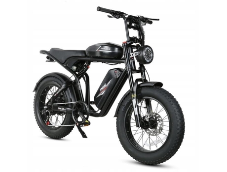 Bicicleta Elétrica Sambike M20-Ii 1200W 36Ah 45Km-H 220Km Freio a Óleo Bateria Dupla 20 * 4.0 Pneus Gordos SAMEBIKE