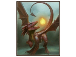 Pintura de Diamante Diy Dragão Colorida para Decoração de Casa 8683