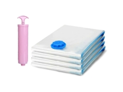 Sacos Para Armazenamento A Vácuo. Bomba Manual Viagens! Fecho Zip E Válvula De Vedação! Seladora Vác Uo Edredons, Cobertores, Roupas Cama Vestuário.