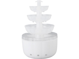Umidificador De Ar Tipo Fonte 500 Ml, Com Aromas Relaxantes, Ideal Para Conforto E Relaxamento.