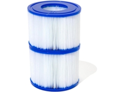 2 Peças de Cartucho de Filtro AQUAFORGE compatível com Bestway 60311 azul para Spa instalação simples