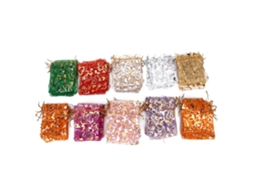 Sacos Organza Presentes Cofresagem Cordão Mistos Cores