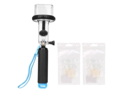Lurelia Bastão Flutuante À Prova De Água, Flutuante, Para Câmara De Ação, Azul, Em Abs