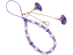Cordão Para Celular, 1 Unidade, Roxo, Anti-perda, Pingente Para Celular, Corrente