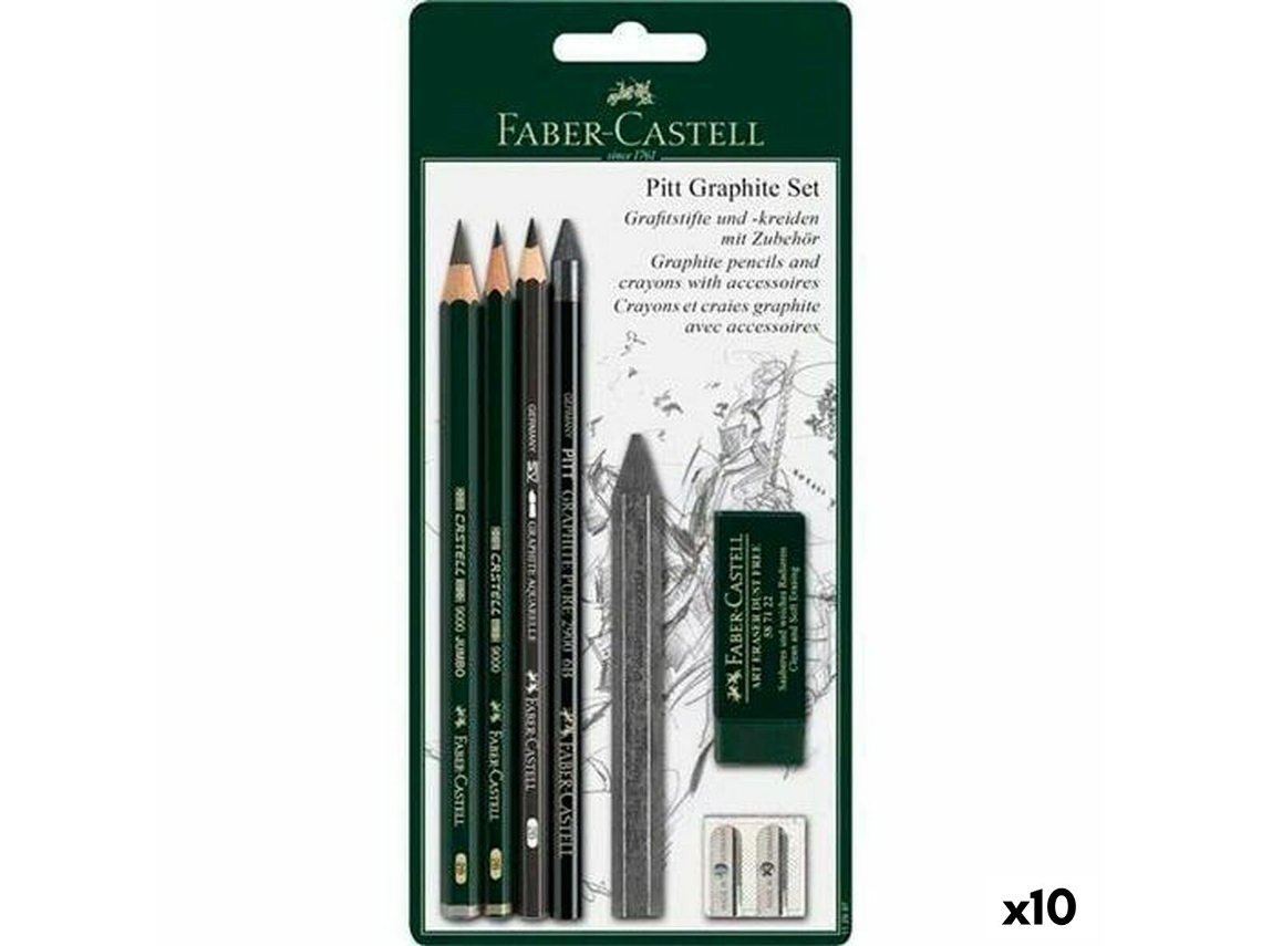Conjunto de Lápis FABER-CASTELL 10 Unidades