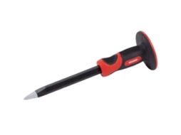 Cinzel reto com ponta 300 mm - KREATOR - aço - cabos ergonômicos
