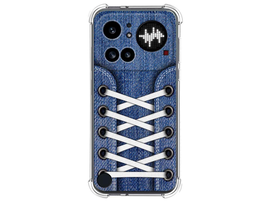 Capa Tumundosmartphone De Silicone À Prova De Choque Para Nothing Phone 4a Pro 5g Desenho De Tênis 01