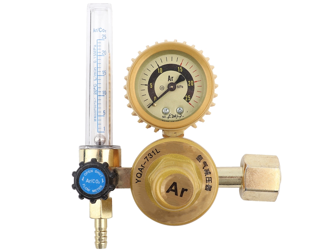 Regulador De Flujo Com Manômetro Para Argônio Co2, Peças Para Soldadura Mig Tig