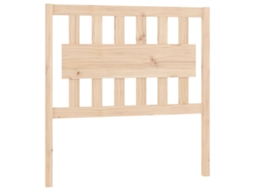 Bed Headboard, Bed Headboards Vidaxl Marrom Madeira De Pinho (95.5 X 100 Cm)