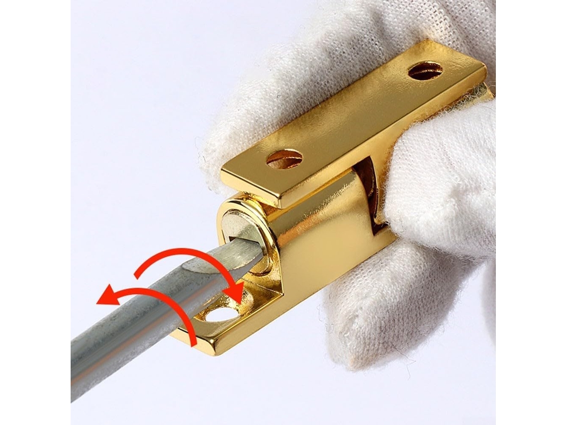 Ímã De Porta Armário Com Contas Zinco, Mola De Encaixe, Trava Para Armários De Cozinha E Liga Metálica – 43mm 50mm 60mm