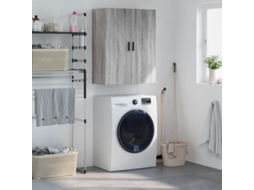 Vidaxl Armário De Parede 69,5x34x90 Cm Cinzento Sonoma