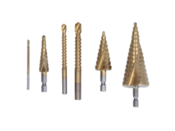 Laxiscreed Conjunto De Brocas Espiral Hss Titanium Com Bucha Hexagonal Para Perfuração Precisa