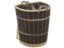 Vidaxl Mochila Para Lenha Com Alças 44,5x37x50cm Salgueiro Natural