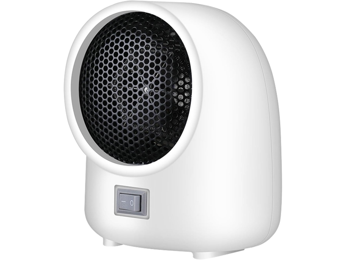 Aquecedor Branco Portátil Pequeno Mesa Temperatura Ajustável P Sala Estudo Dias Frios ZYBLSSBB